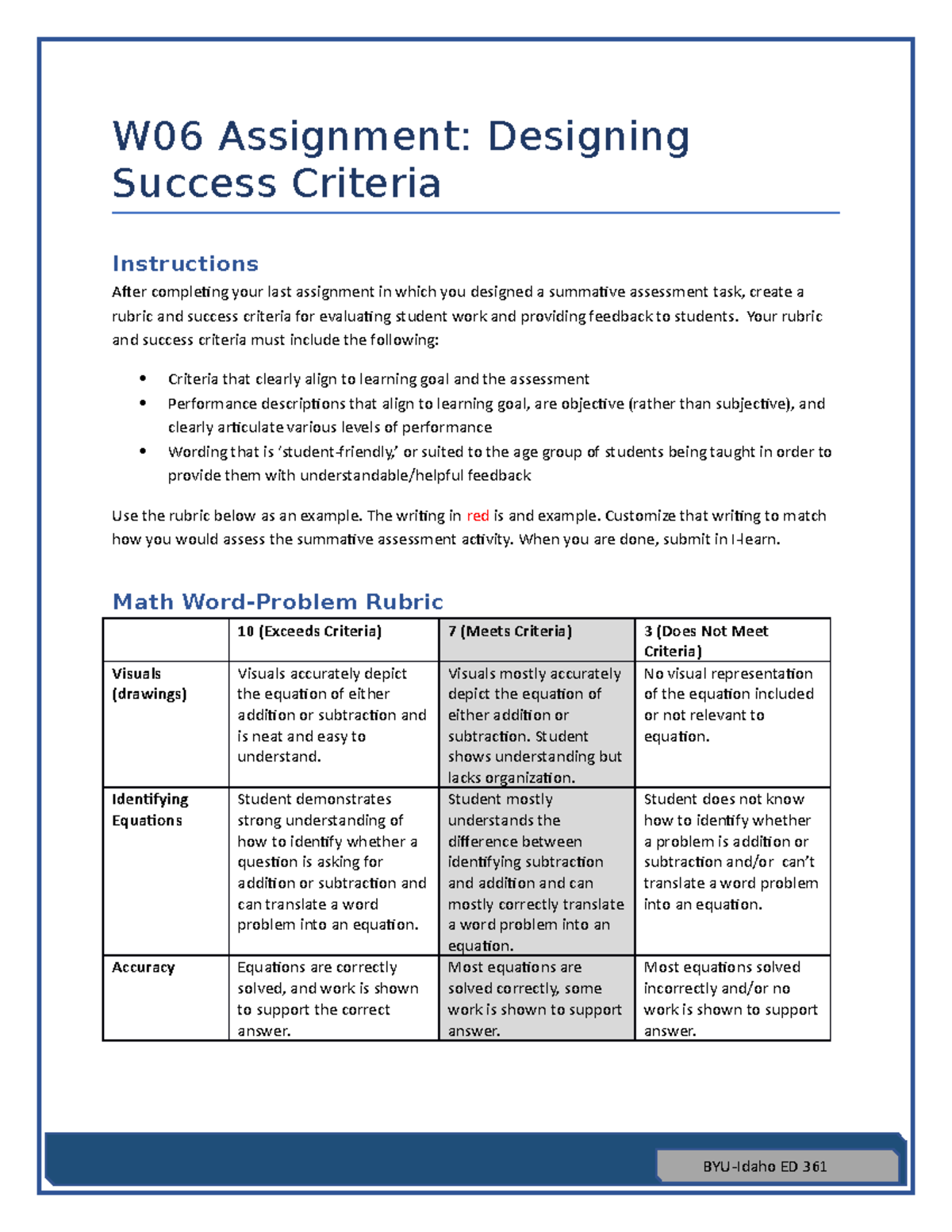 w06 assignment services vs. products