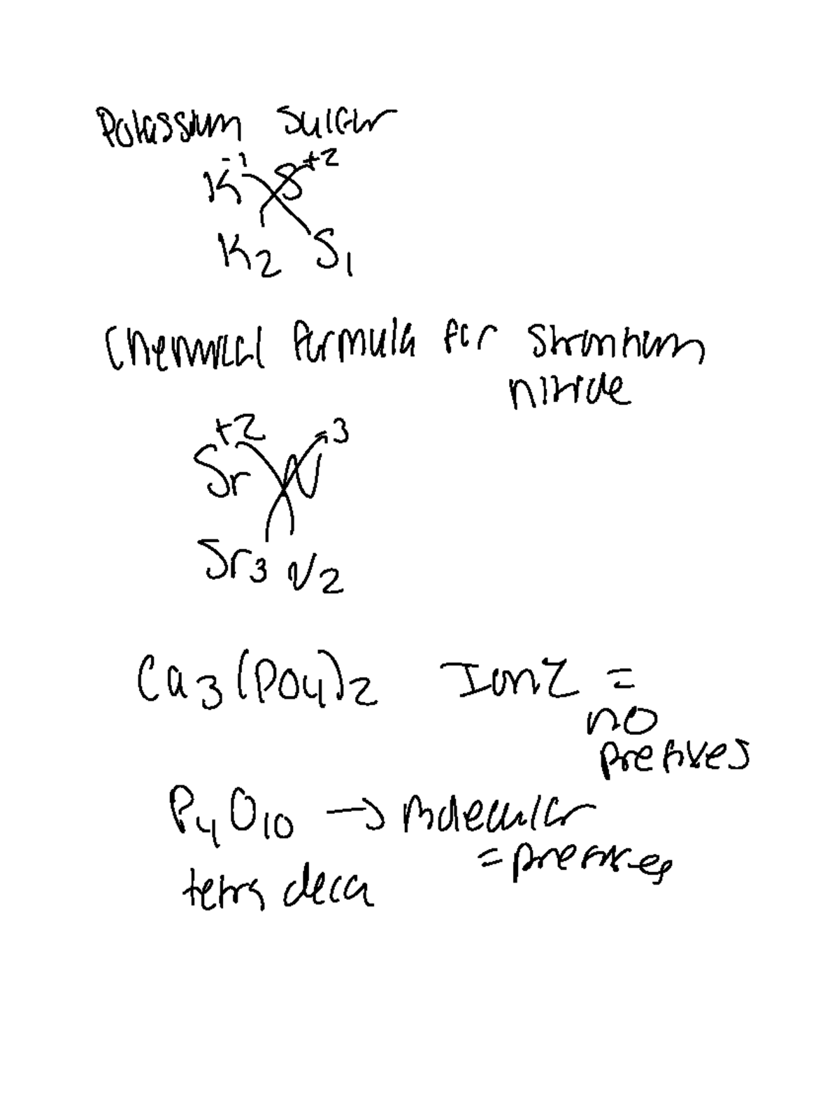 Practice exam 2022 - Presnell - Potassium sulfur hemal formula for ...