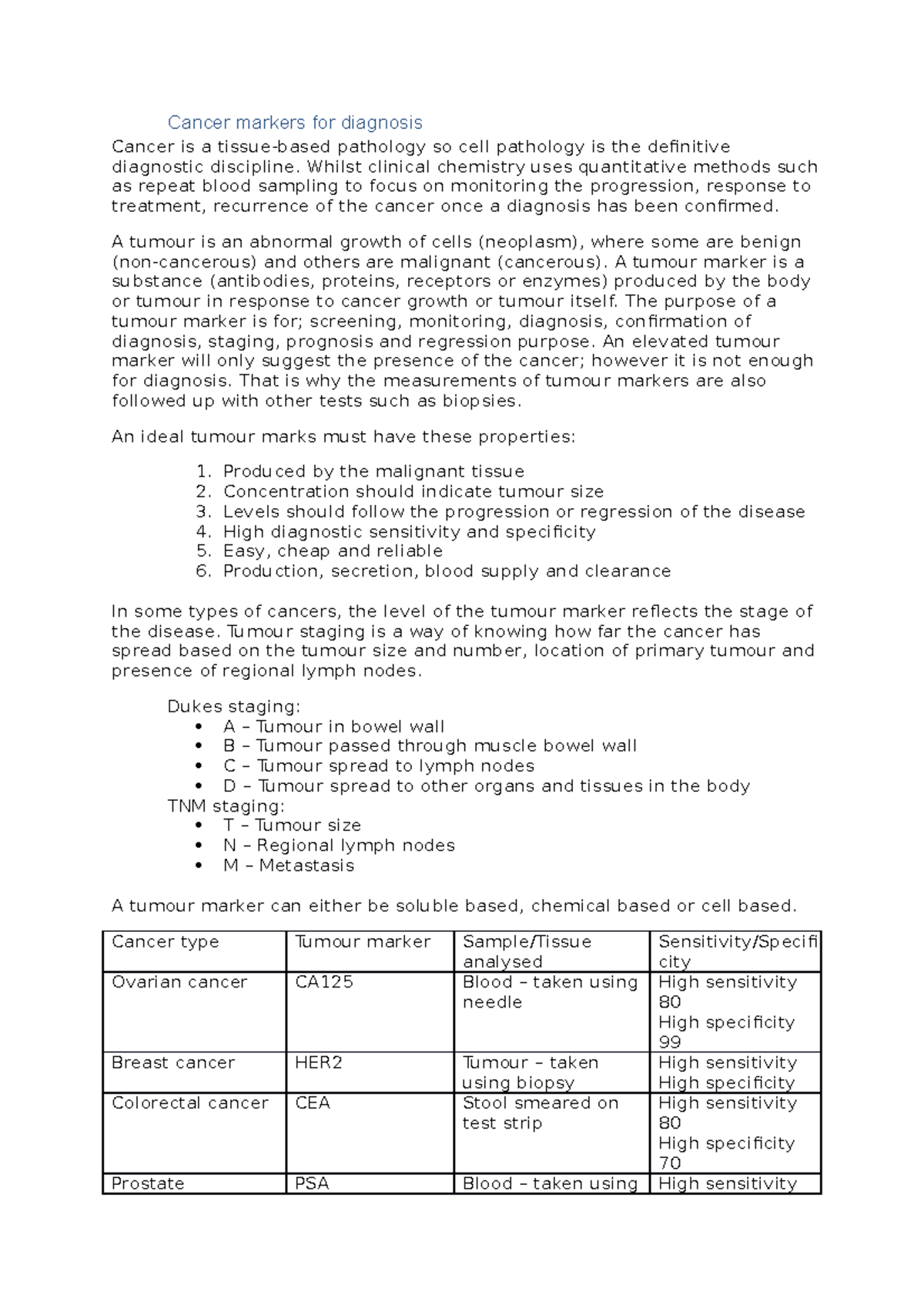 diagnosis-of-cancer-summary-clinical-chemistry-cancer-markers-for