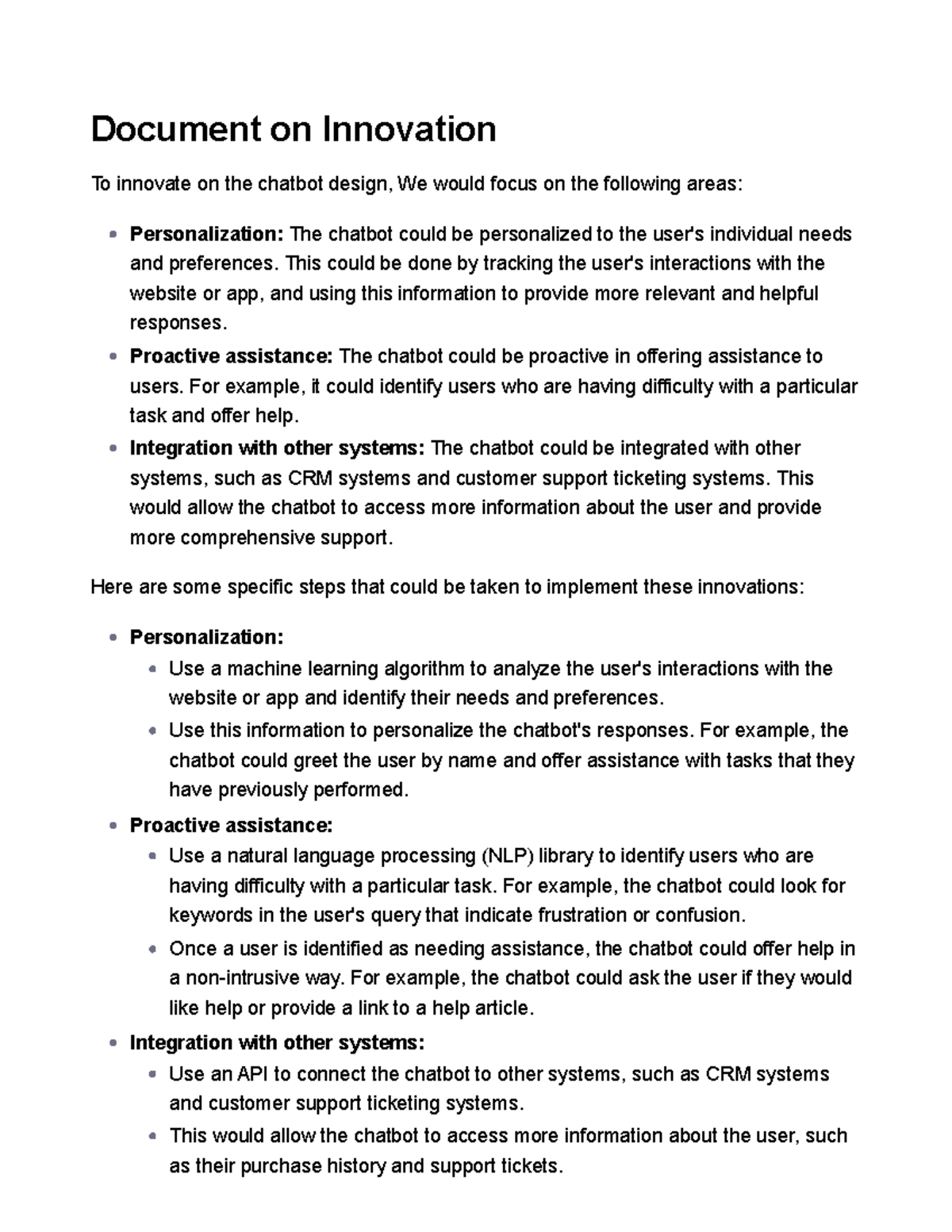 AI Phase 2 - Figure it out yourself - Document on Innovation To ...