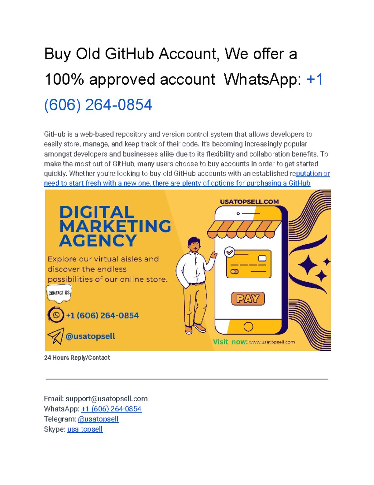 Buy Old Git Hub Account, We offer a 100% approved account Whats App +1 ...