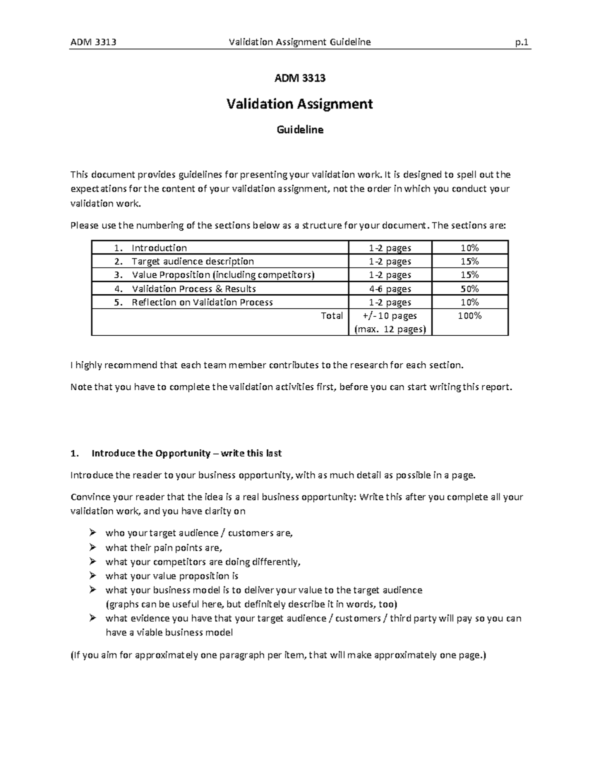 validation assignment expert