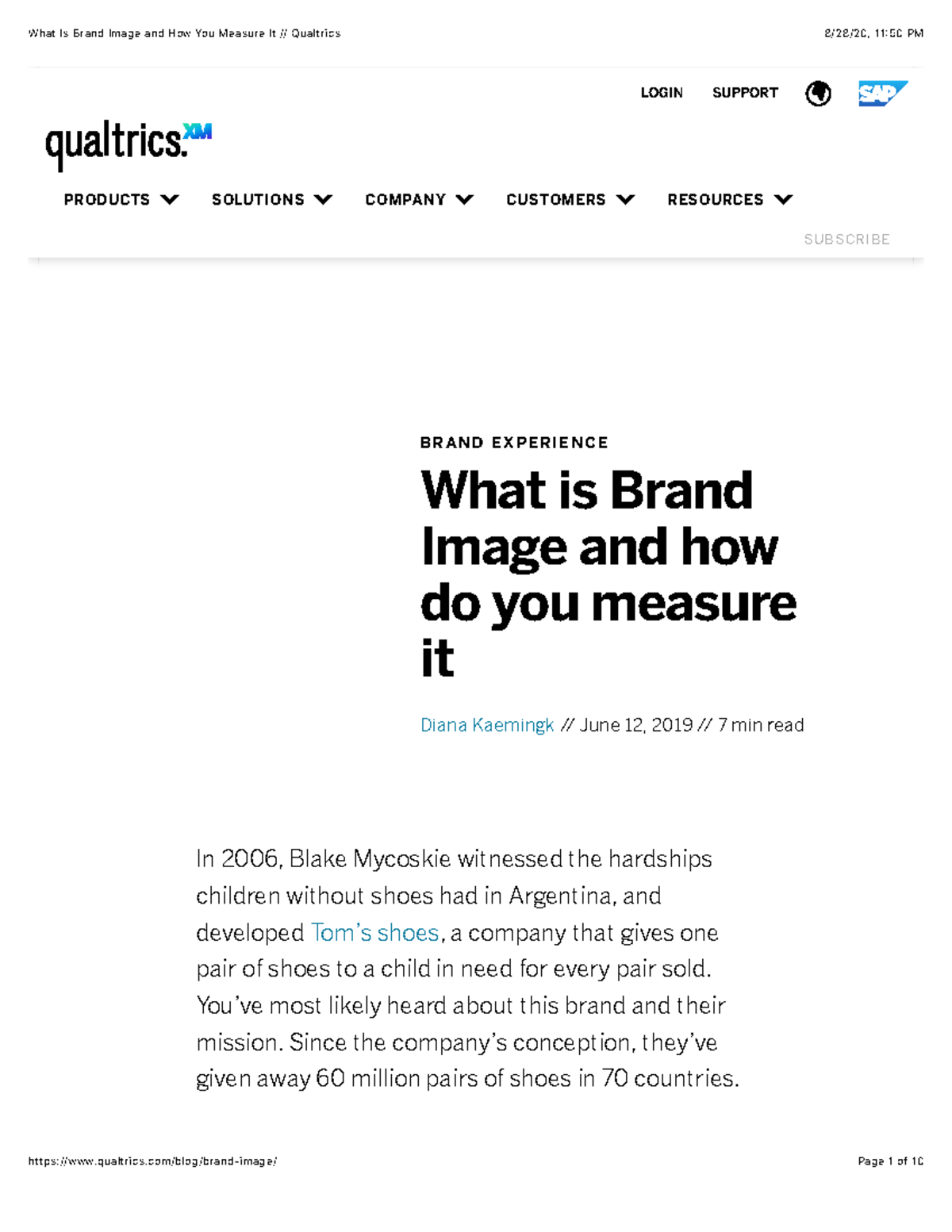 What Is Brand Image and How Do You Measure it - Qualtrics