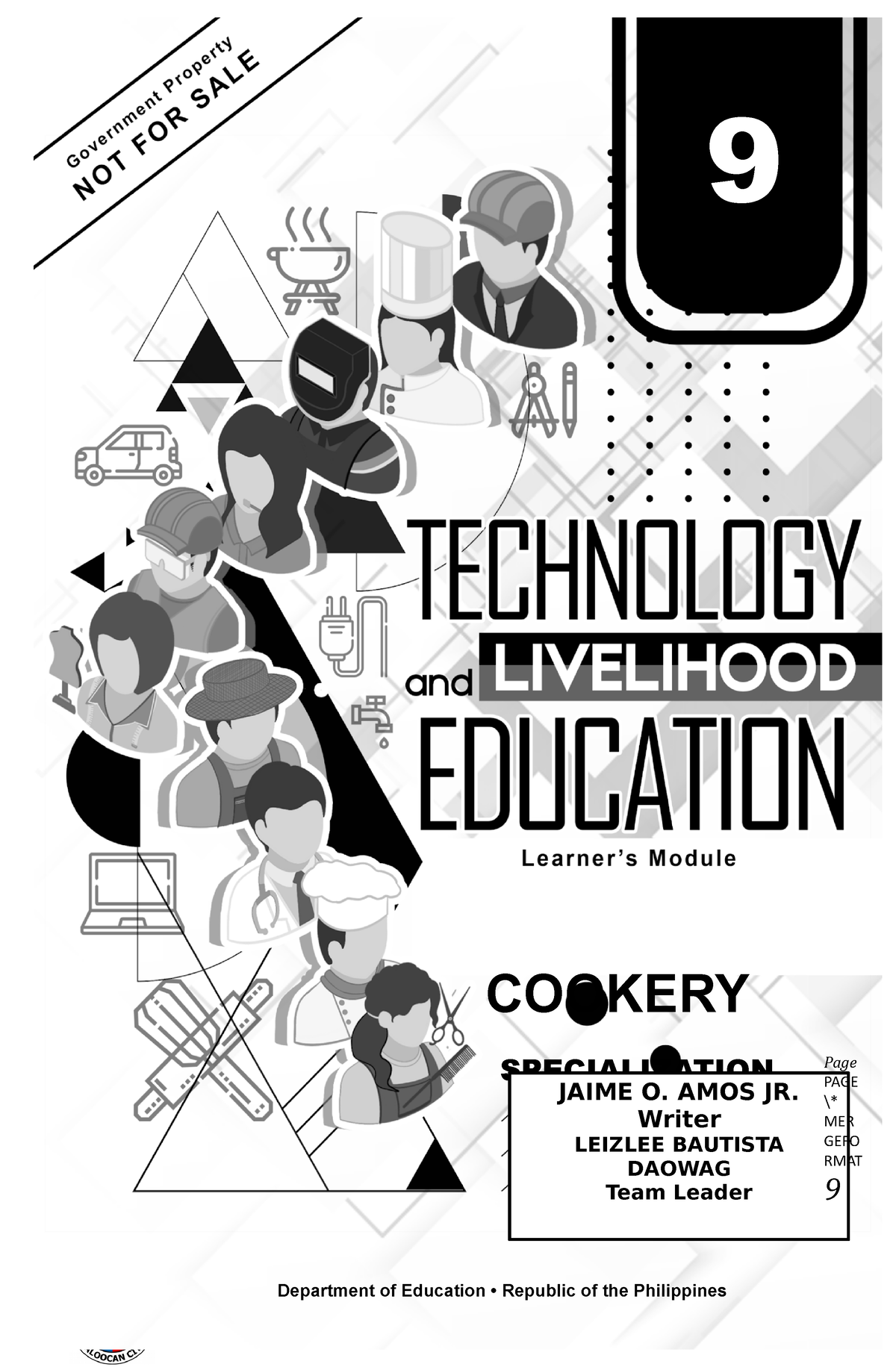 TLE- Cookery-G9-Q2-W3-edited - B TLE 9 – COOKERY COOKERY SPECIALIZATION ...