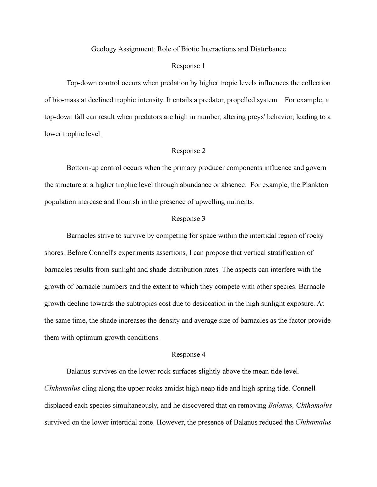 Geology Assignment - Useful Introduction to Physical Science notes ...