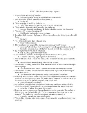Chapter 7 – Adjourning or Closing a Group - Chapter 7 – Adjourning or ...