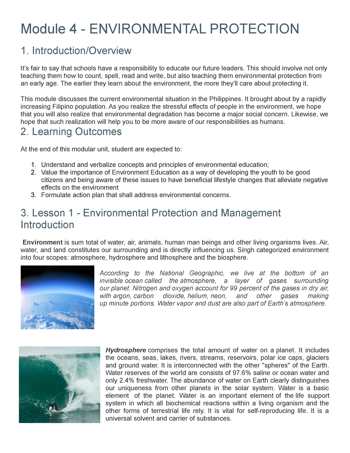 case study on environmental protection