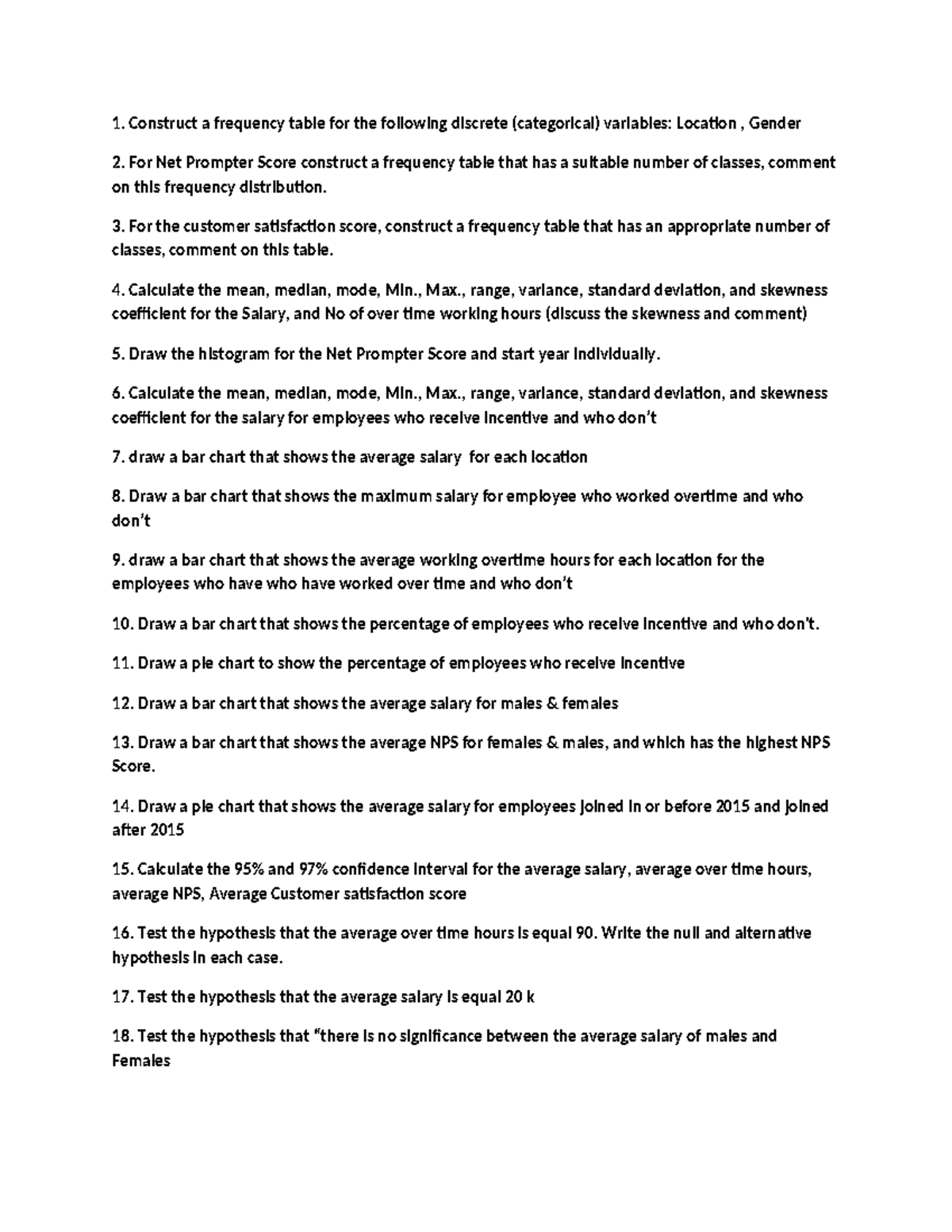 Questions - question - Construct a frequency table for the following ...