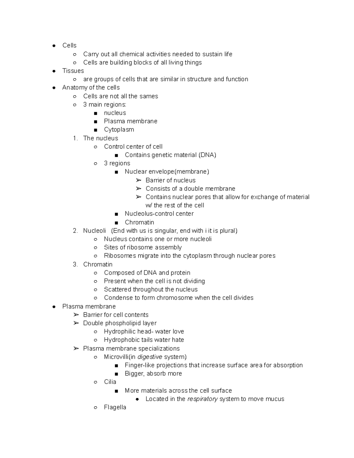 ALHS 1011 Lesson 3 - Health science prerequisites course detailed notes ...