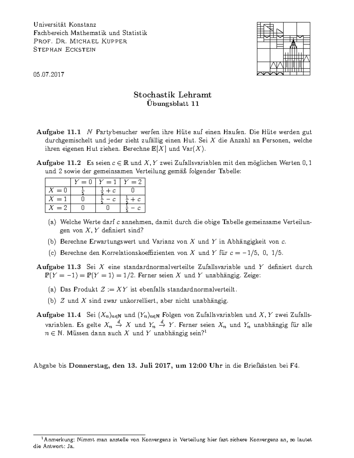 Stolehr Blatt 11 Kupper 17 Studocu