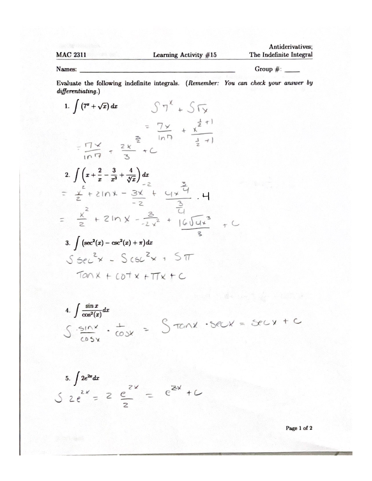 homework week 15