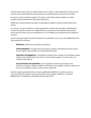 1. OBHR 3310 - Syllabus - Organizational Behavior - OBHR 3310 Syllabus ...