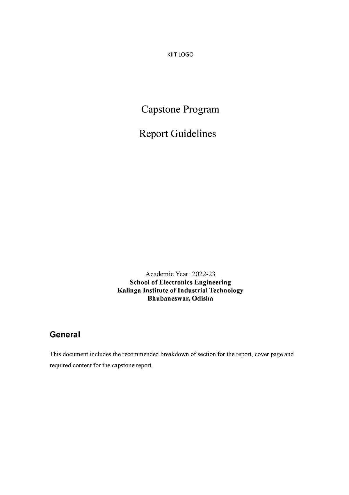 capstone project guidelines