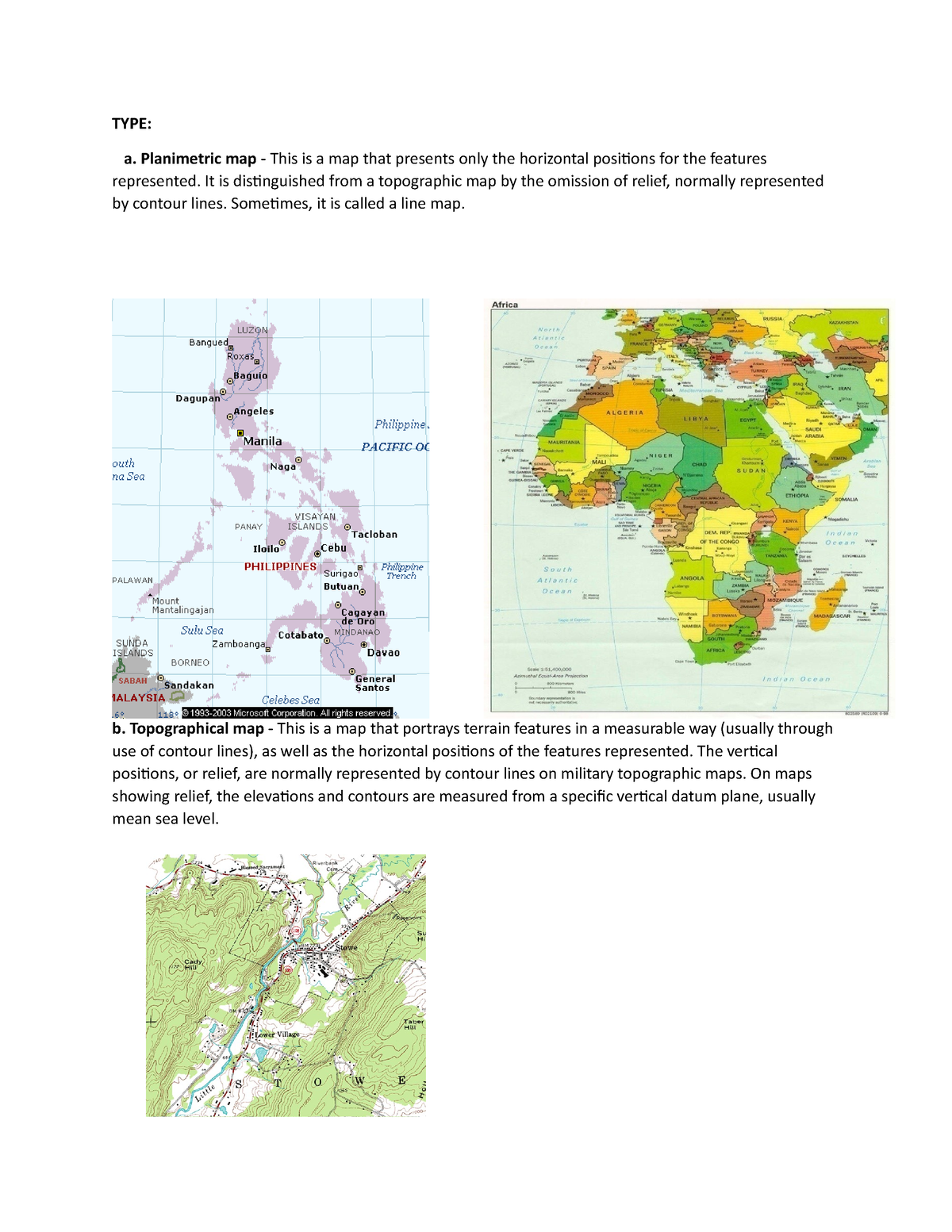 types-of-maps-type-a-planimetric-map-this-is-a-map-that-presents