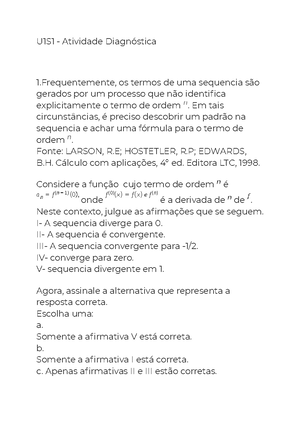 Av2 - Cálculo Diferencial E Integral - Respondido - Cálculo Diferencial ...