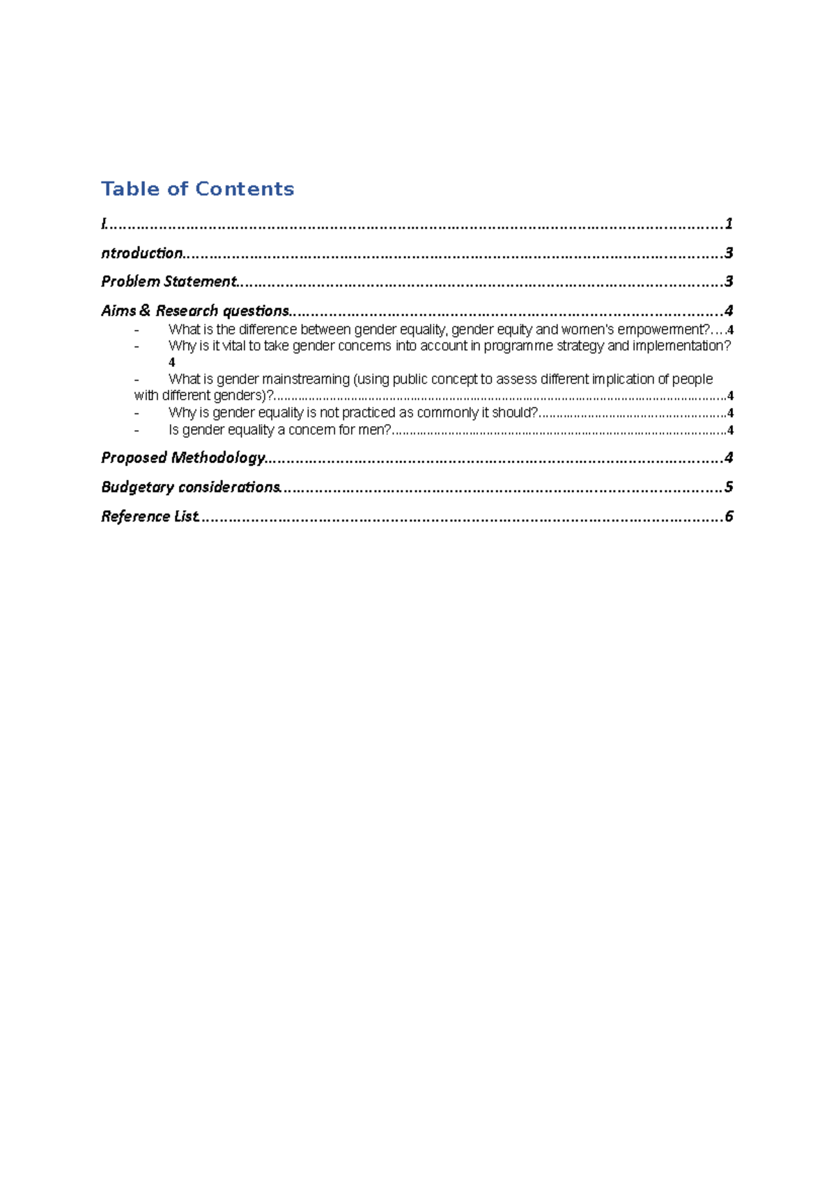 Action research A1808950 - Table of Contents - Studocu