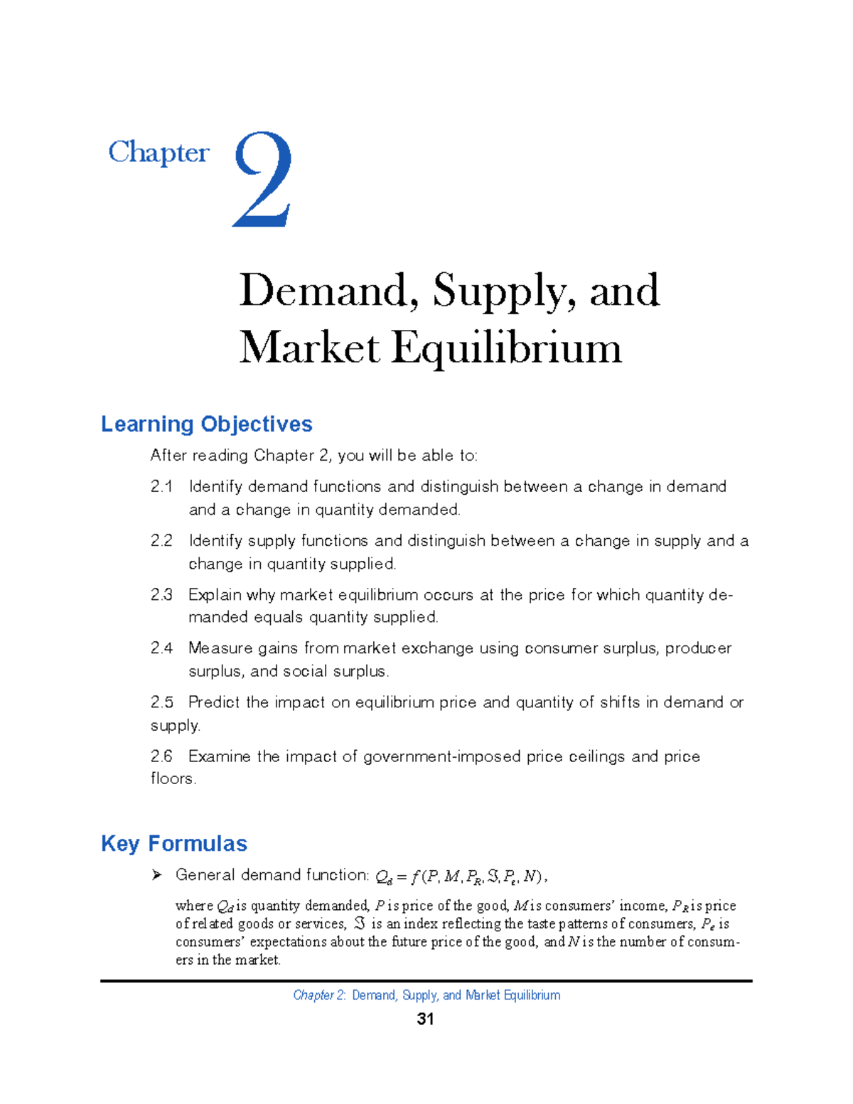12e+SW+Chap+02 31-54 - Chapter - ####### Chapter 2: Demand, Supply, and ...