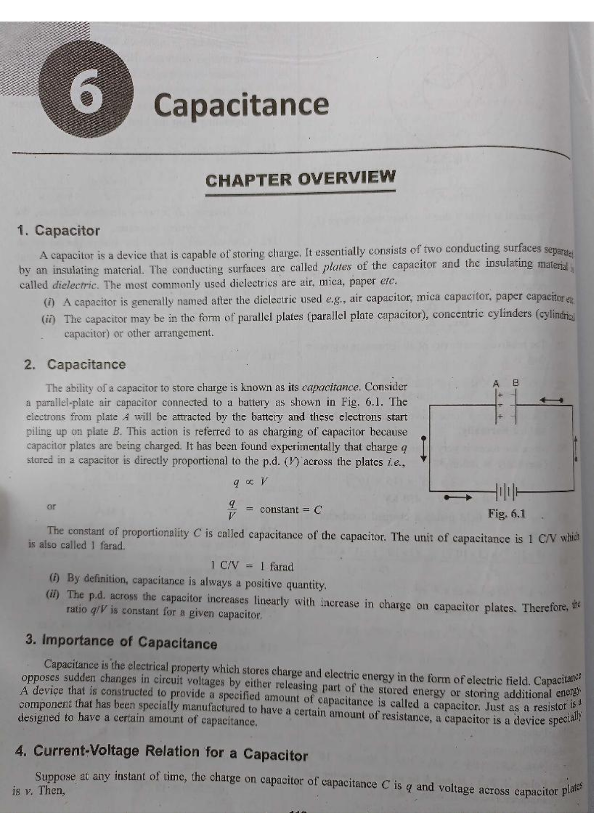 Capacitance Basics Of Electrical & Electronics Engineering Studocu