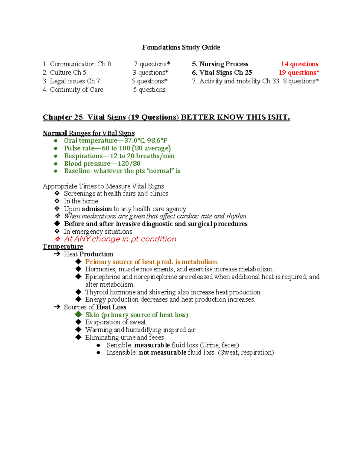 Foundations Exam 1 Study Guide Foundations Study Guide Communication