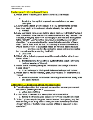 Sophia Introduction To Ethics Milestone Unit 3 Sophia Introduction To Sophia Introduction To Ethics Milestone Unit 3 Sophia Introduction To