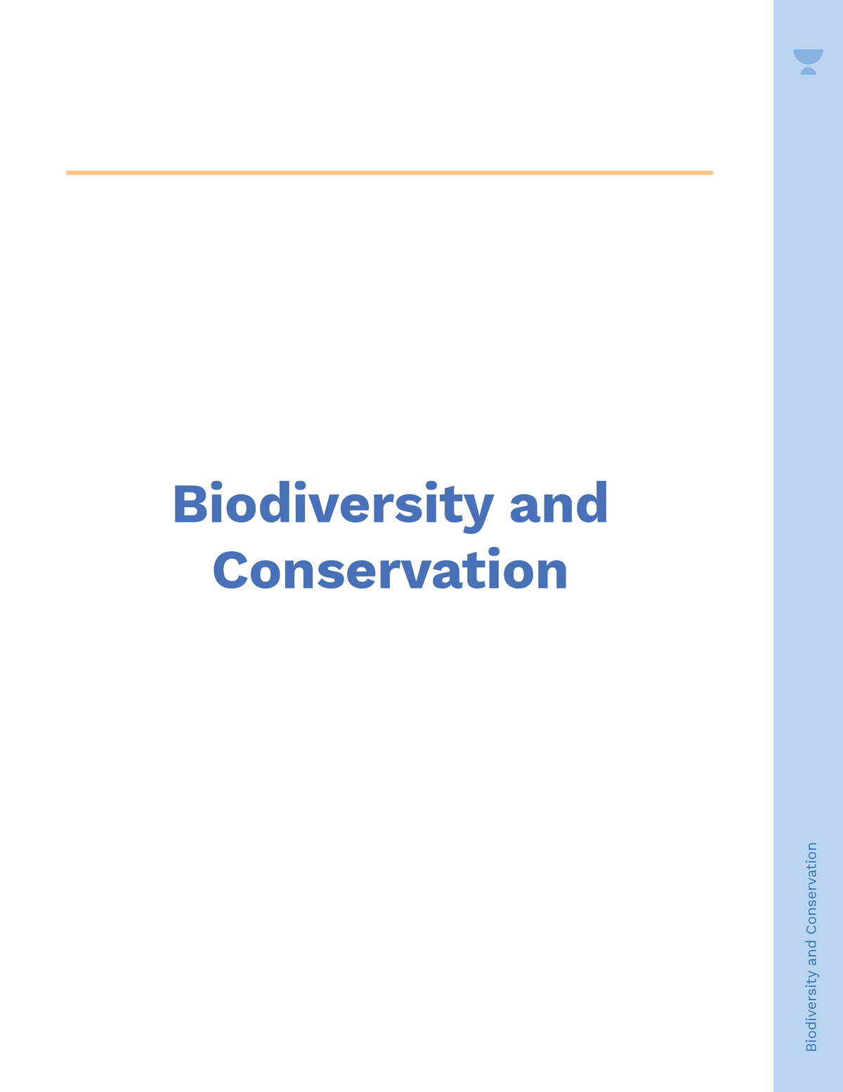 Biodiversity-and-its-Conservation - I. Biodiversity And Conservation ...