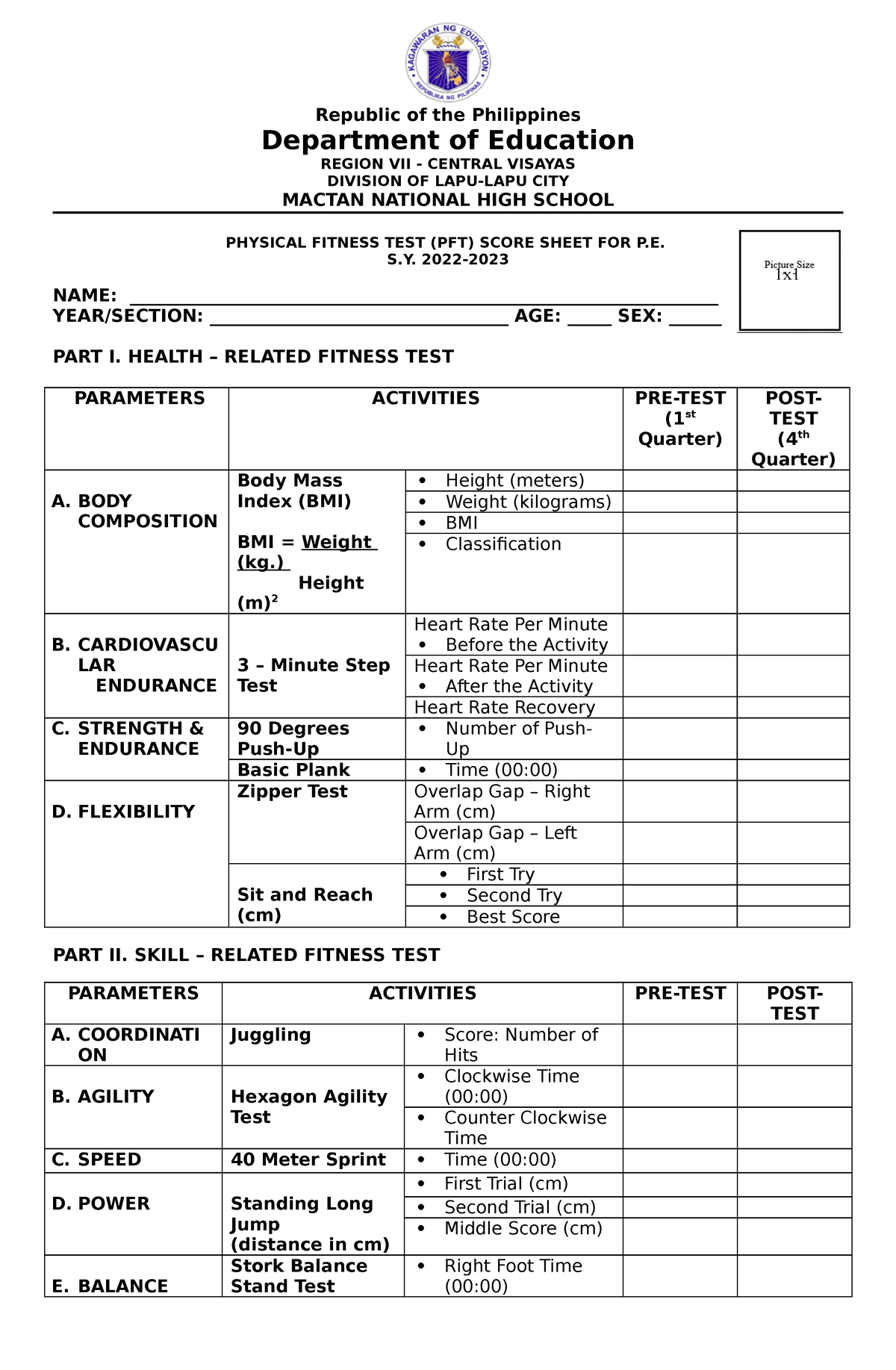 physical-fitness-test-pft-score-sheet-republic-of-the-philippines