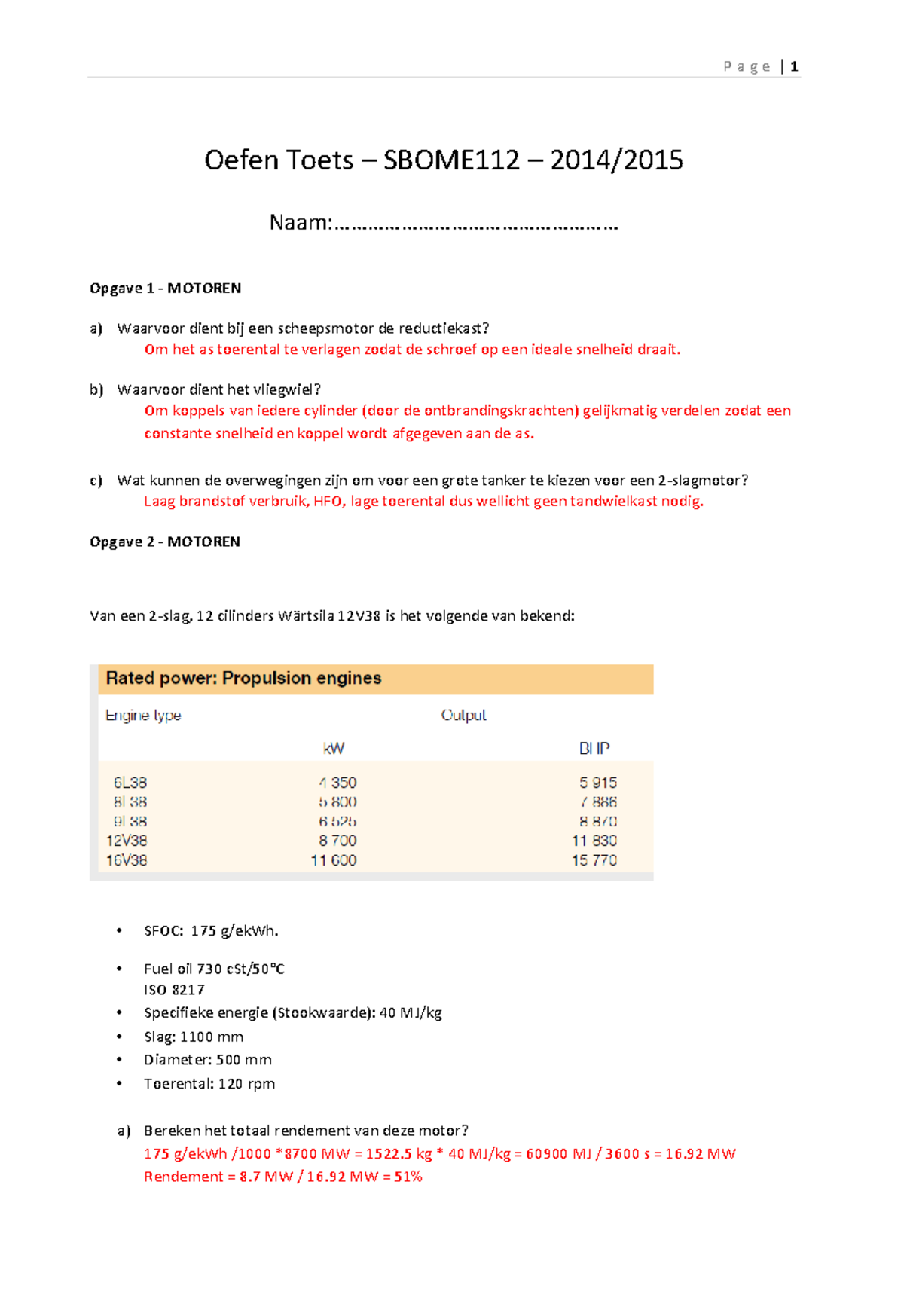 Proef/oefen Tentamen 2014, Antwoorden - Oefen Toets – SBOME112 – 2014 ...