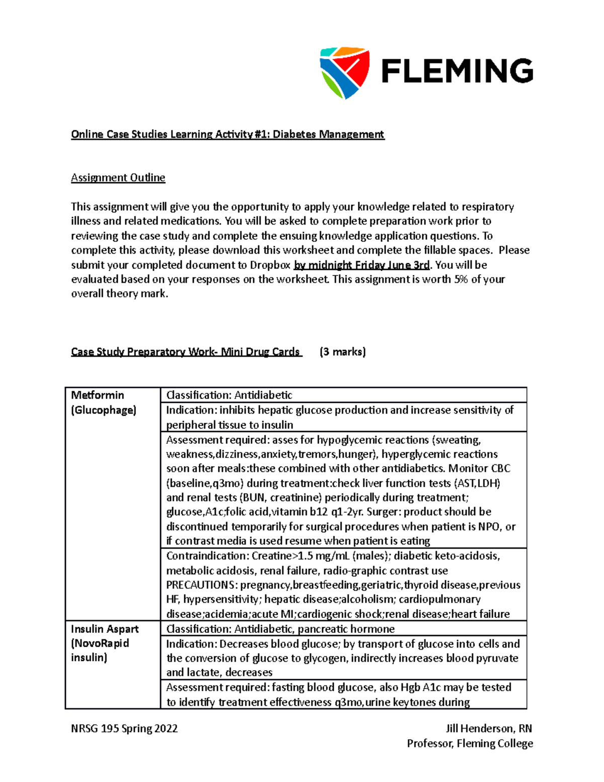 case study examples for diabetes