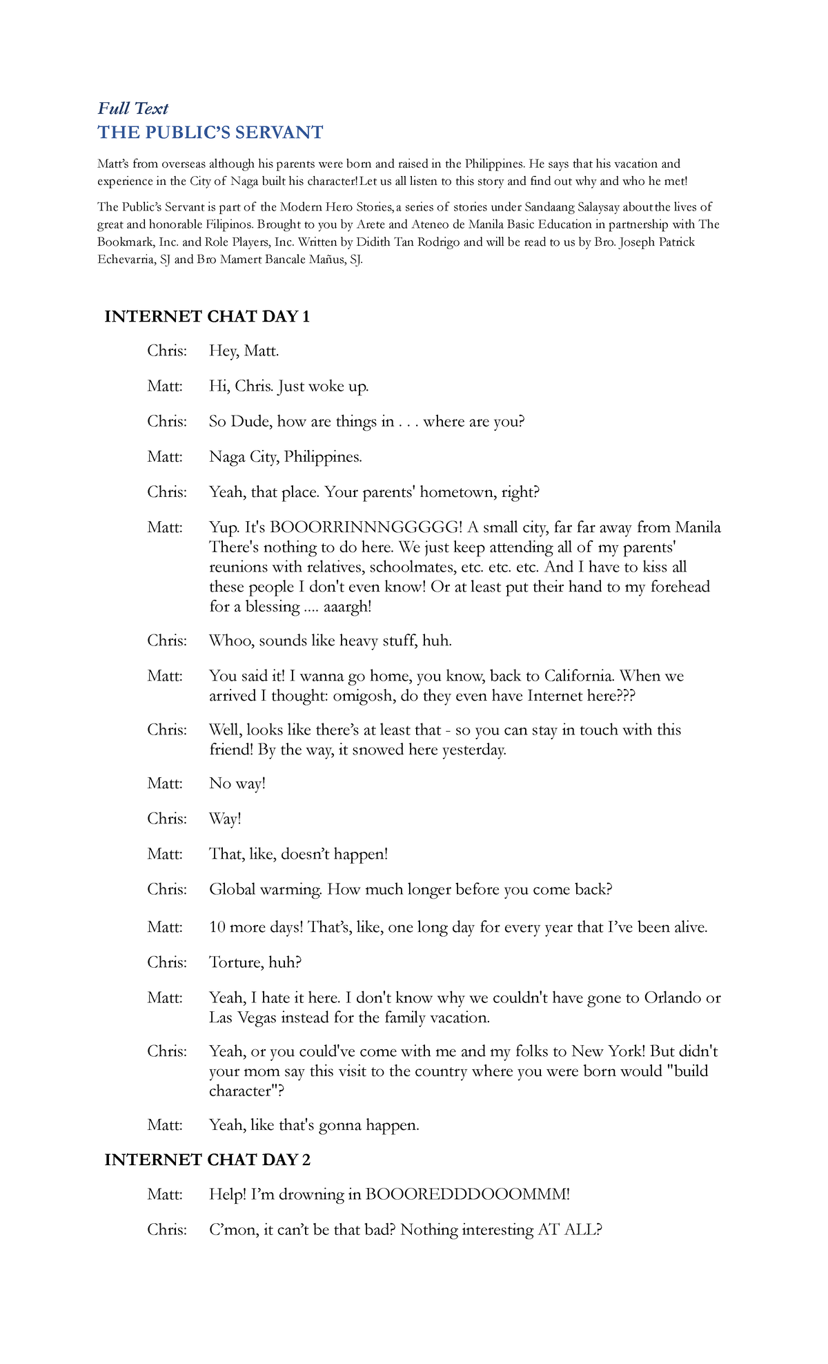 The Public Servant - Reading materials - Full Text THE PUBLIC’S SERVANT ...