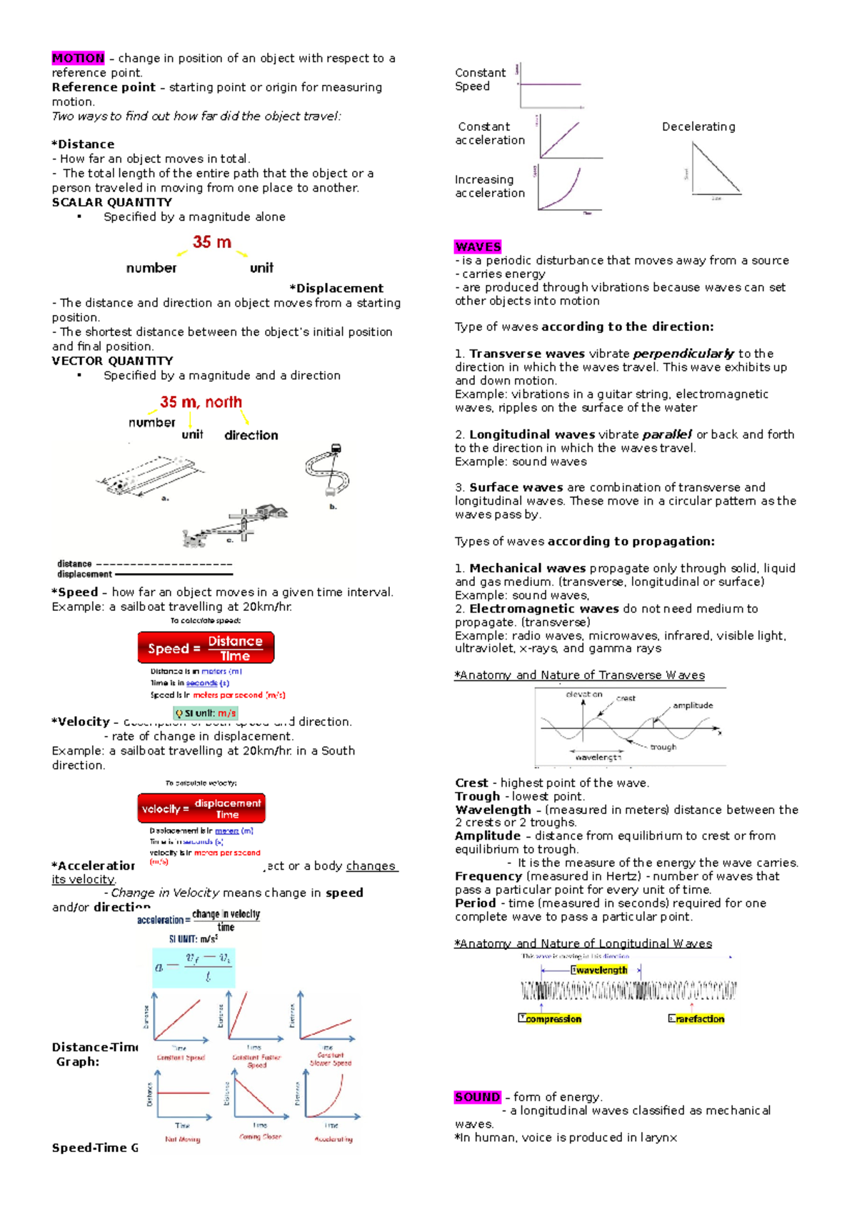 Inbound 720408419466917769 - MOTION – change in position of an object ...
