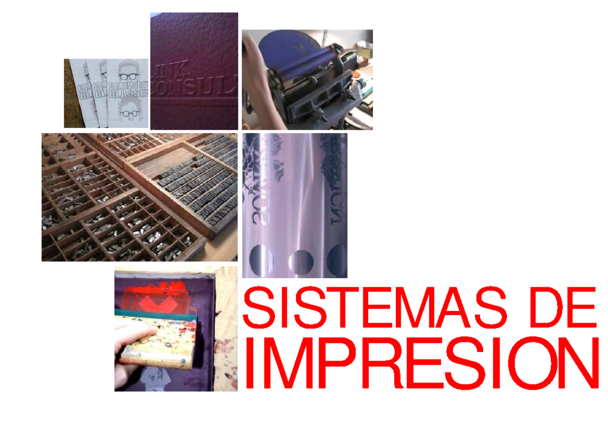 Sist De Impresi N Sistemas De Impresion Es Un Procedimiento