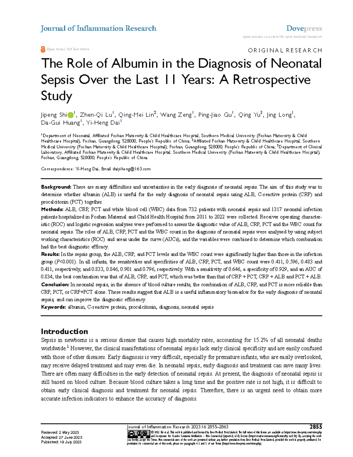 Albumina Vvhghghgh O R I G I N A L R E S E A R C H The Role Of albumina-vvhghghgh-o-r-i-g-i-n-a-l-r-e-s-e-a-r-c-h-the-role-of