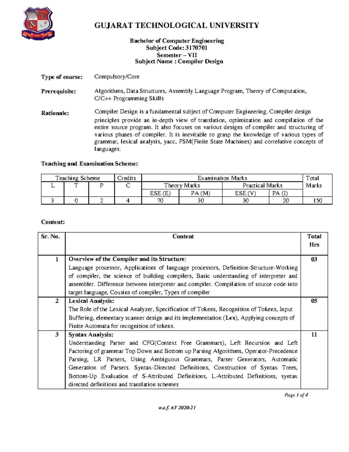 3170701 - hello - Bachelor of Computer Engineering Subject Code ...