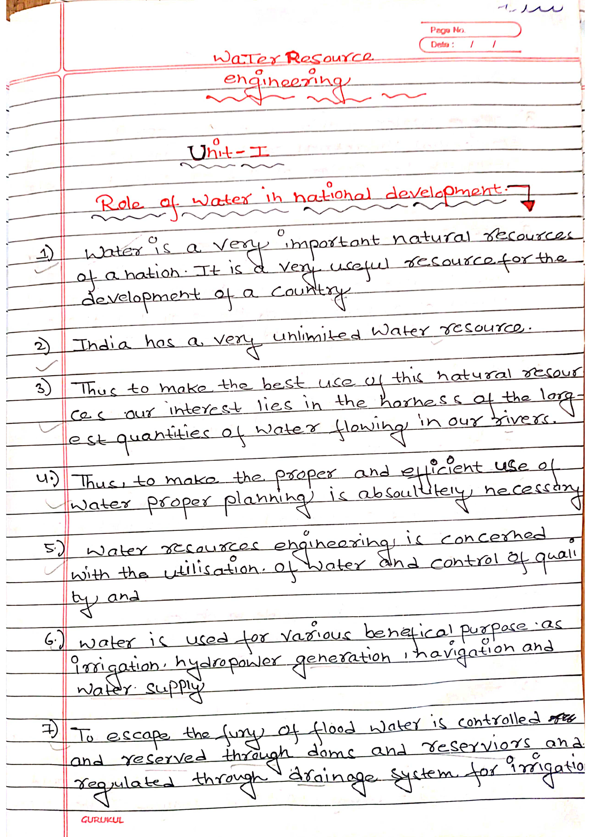 Wre - Lecture note - BTech - Studocu