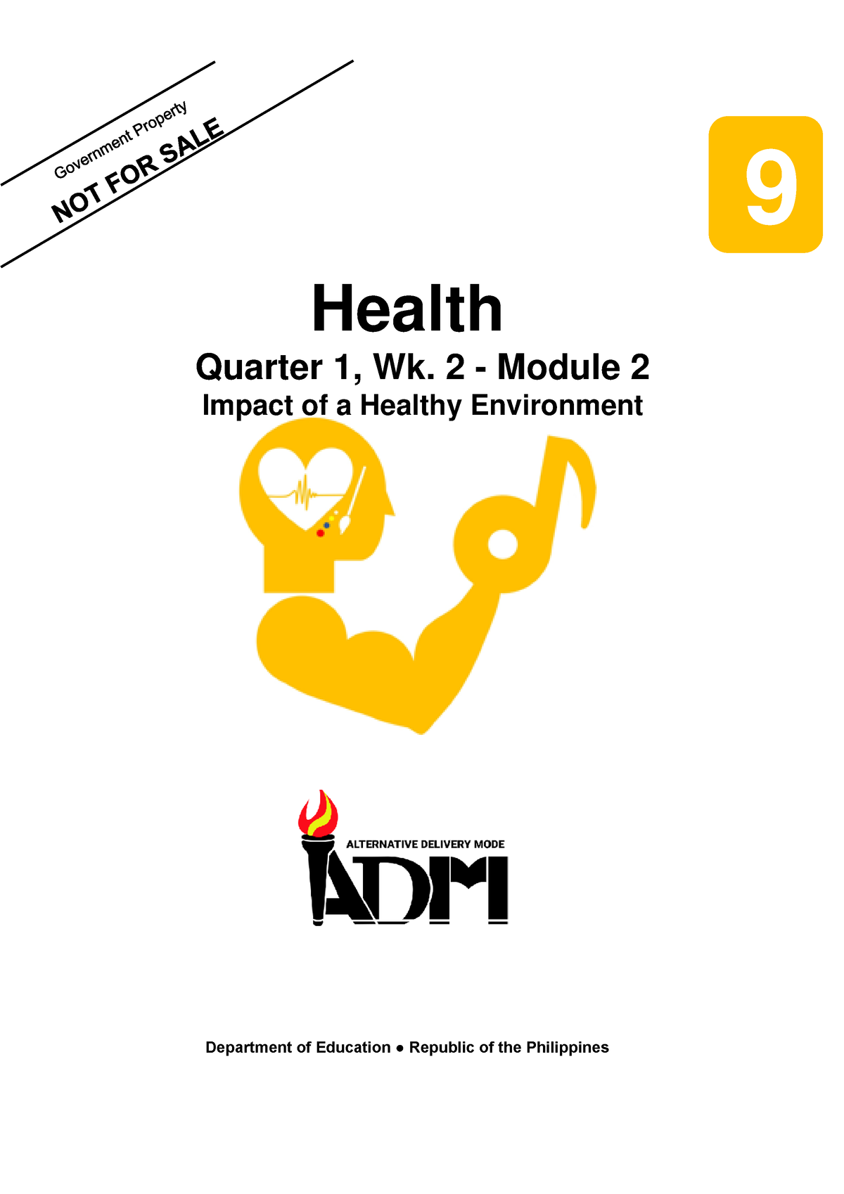 Health 9 Q1 Mod2 Impact Of A Healthy Environment V3 - Health Quarter 1 ...