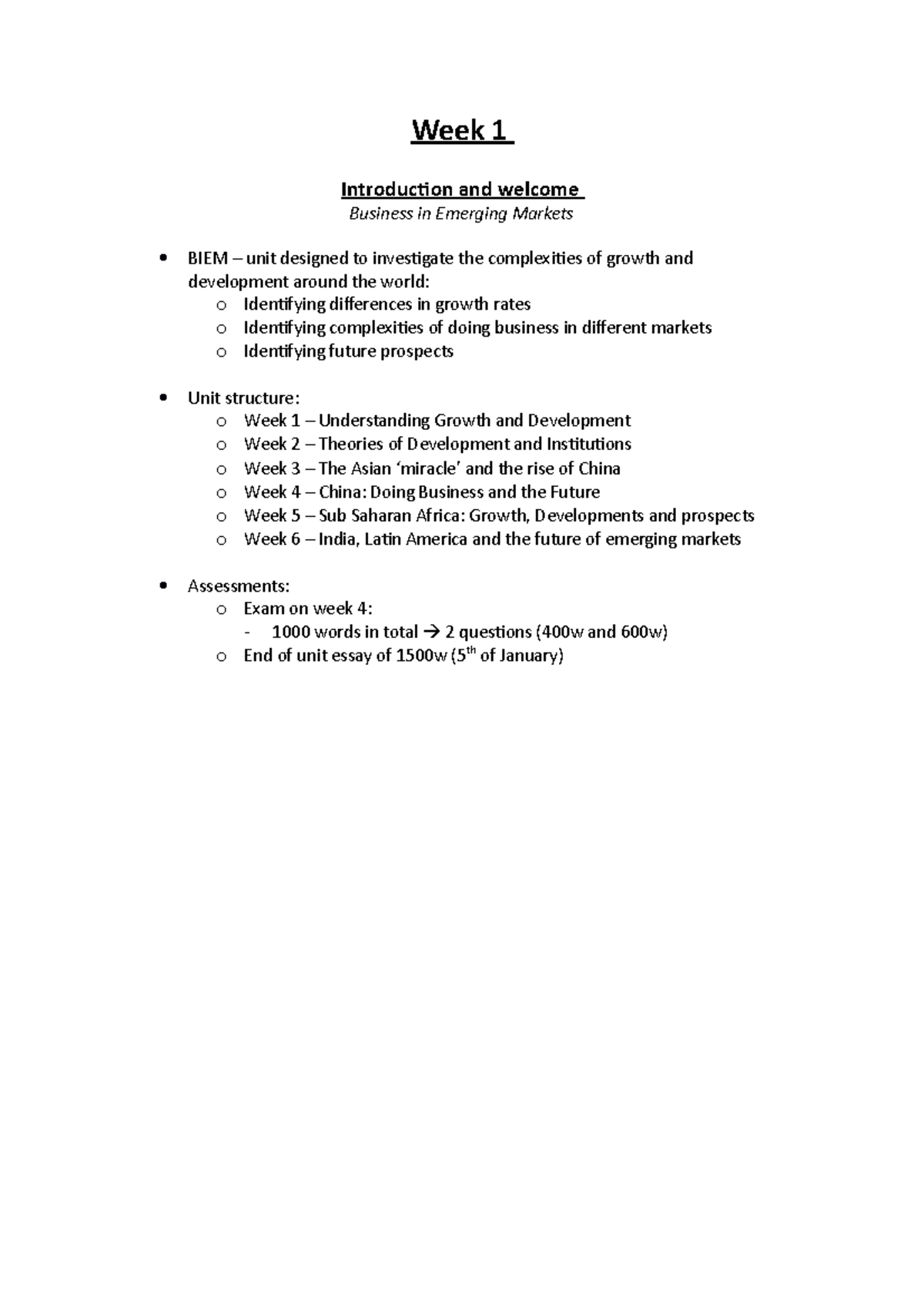 Week 1 - Growth Development and Technology - 5T6Z0041 - MMU - Studocu