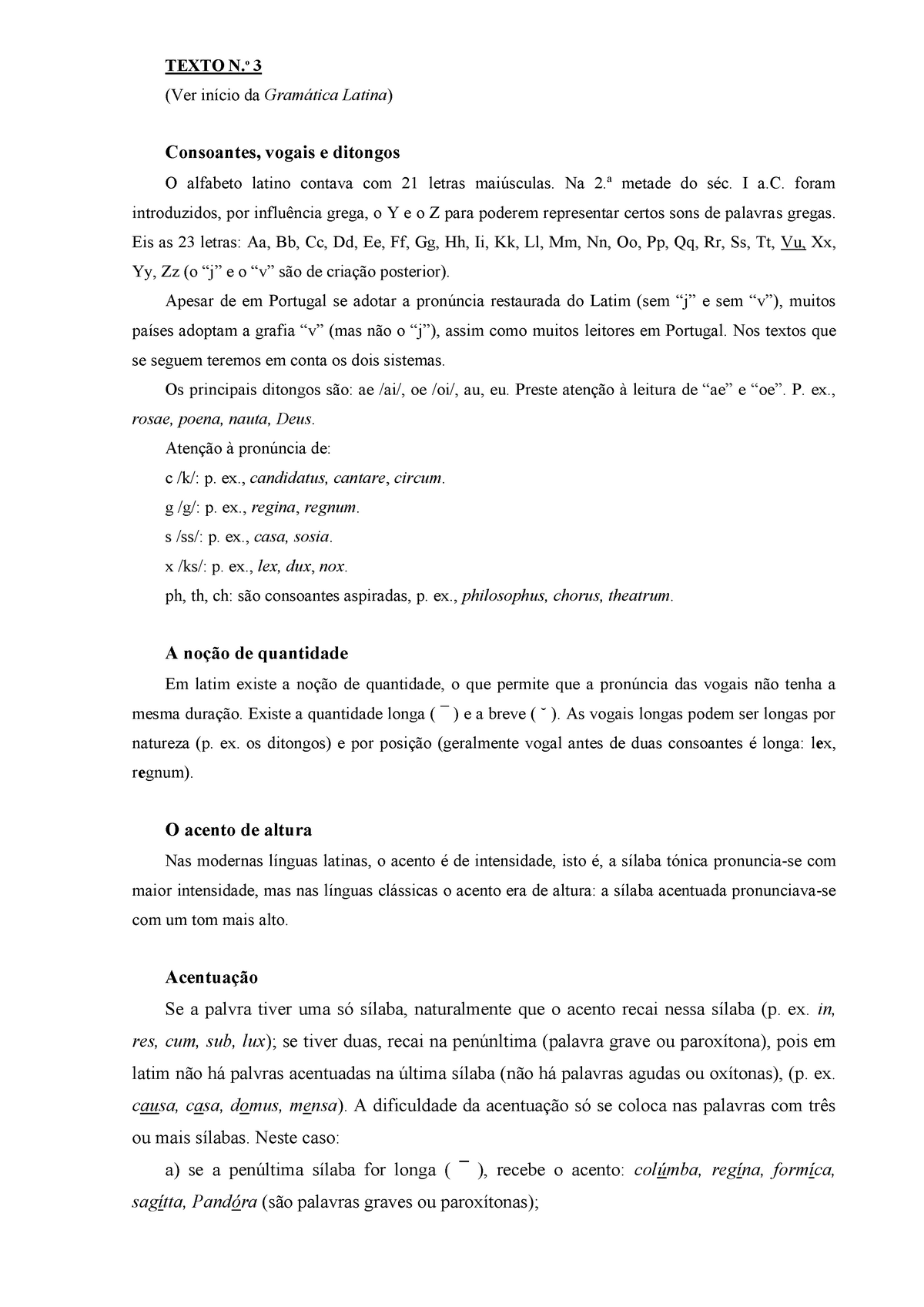 3. Gramática Latina.pdf, PDF, Latim