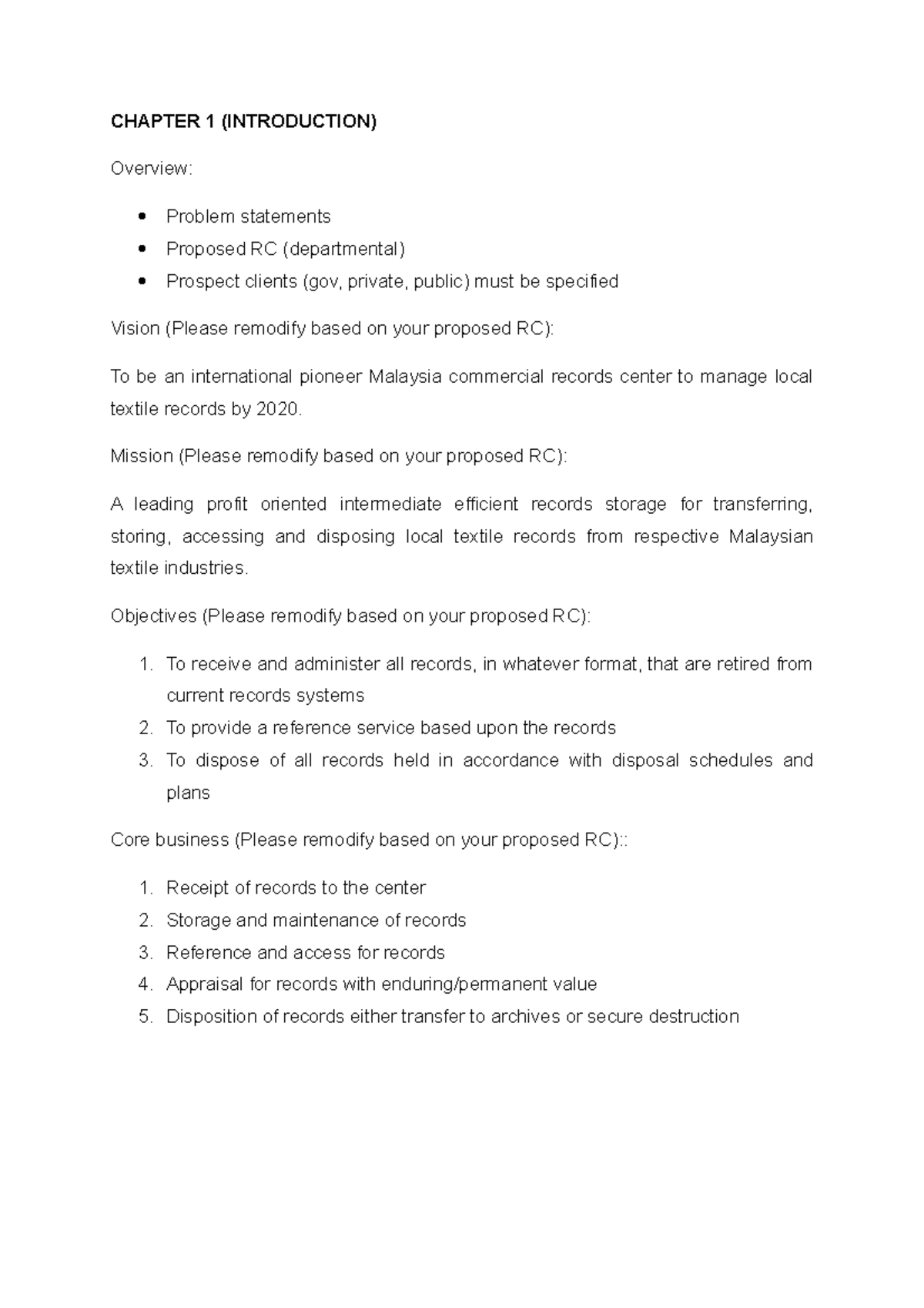 Project Guide IMD224 - MENARIK - CHAPTER 1 (INTRODUCTION) Overview ...