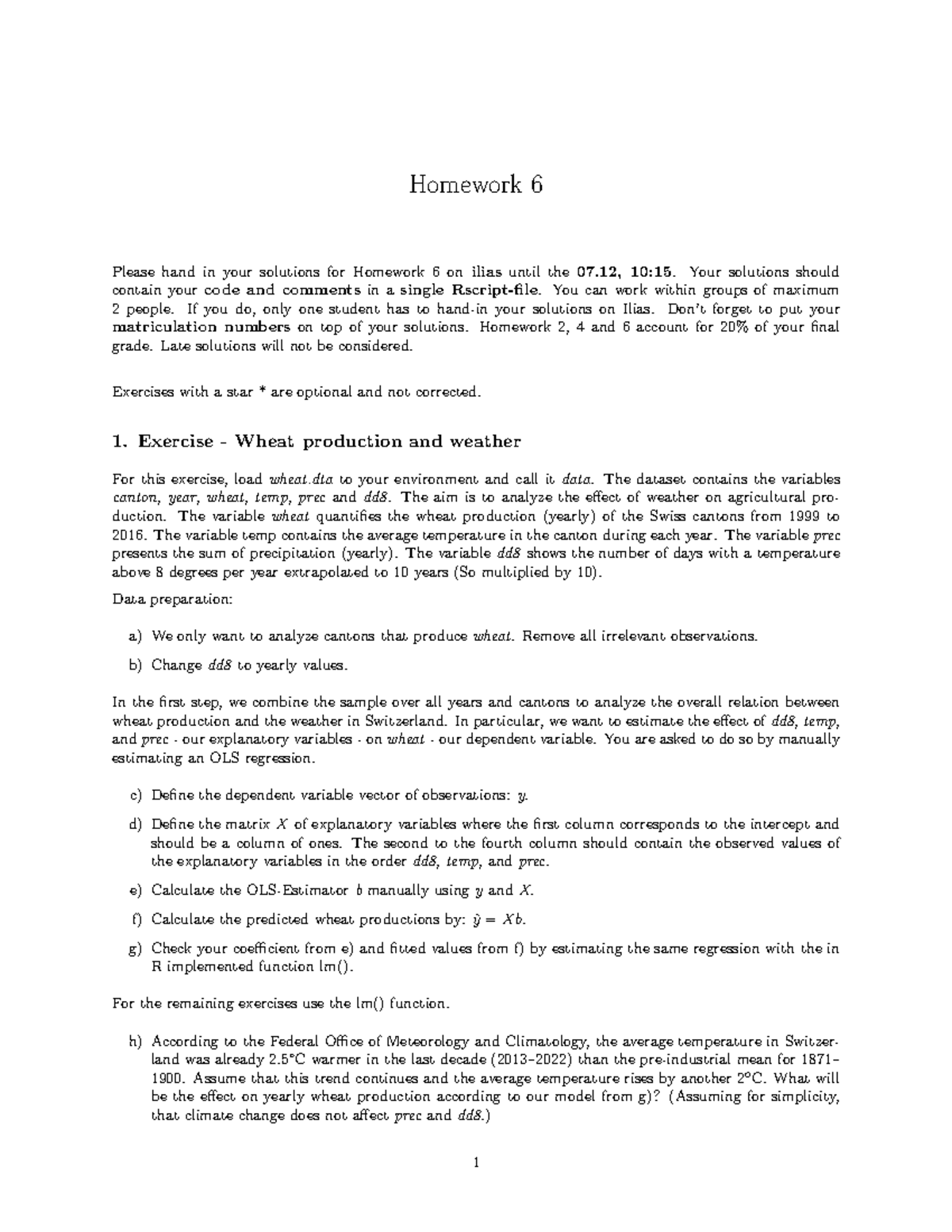 Homework-6 - Homework 6 - Homework 6 Please Hand In Your Solutions For ...