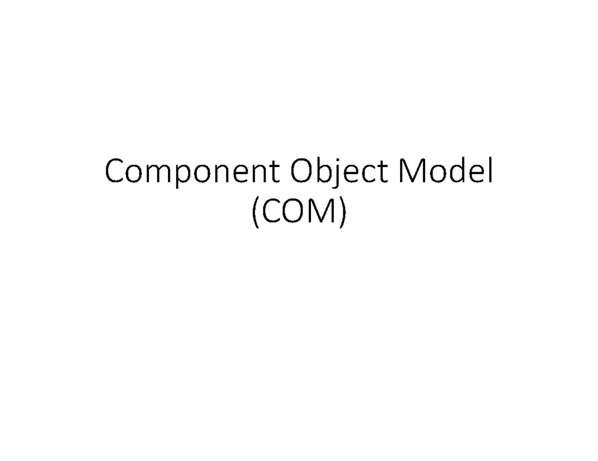 com-atl-com-atl-component-object-model-com-purpose-com-is-a