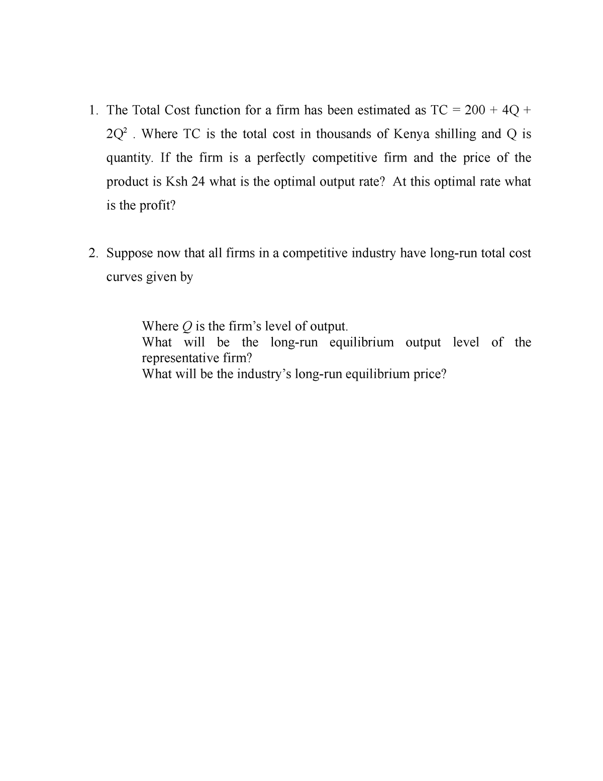 questions-perfect-market-the-total-cost-function-for-a-firm-has-been