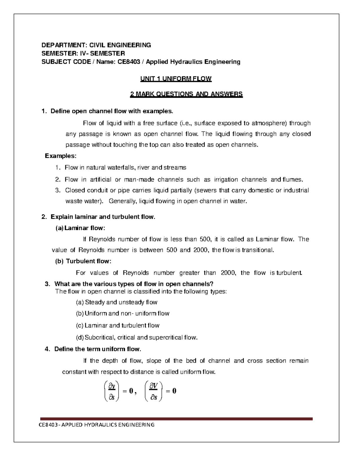 APPLIED HYDRAULIC ENGINEERING NOTES IN CIVIL ASYMEX PDF visual data 8