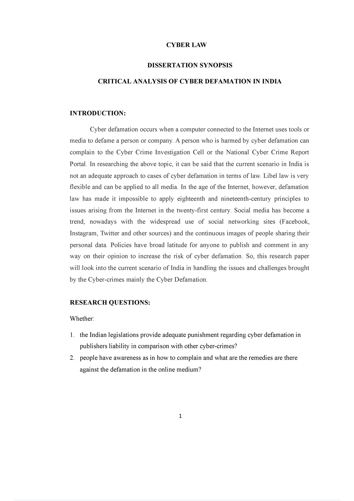 law dissertation on cybercrime