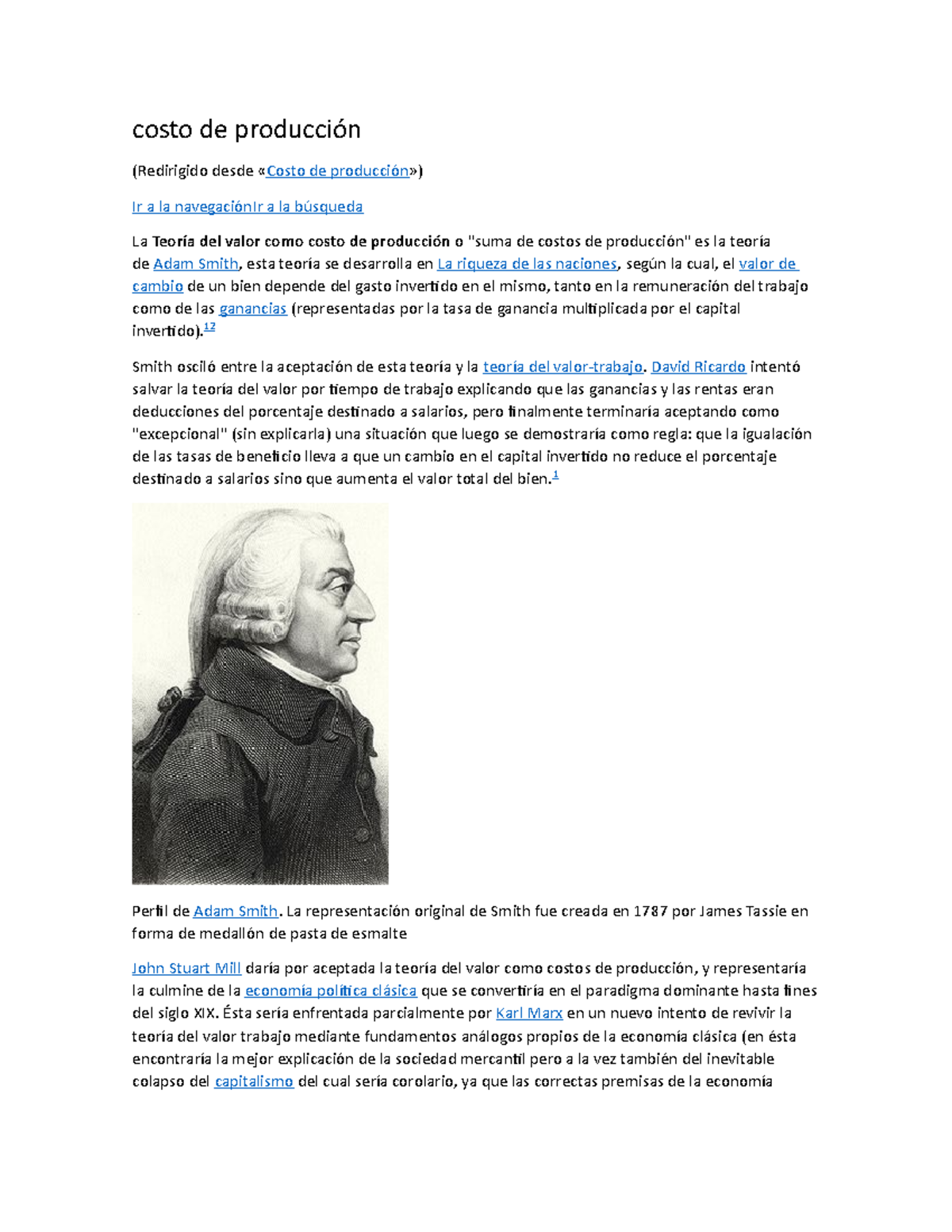 Costo de produccion costo de producción (Redirigido desde «Costo de