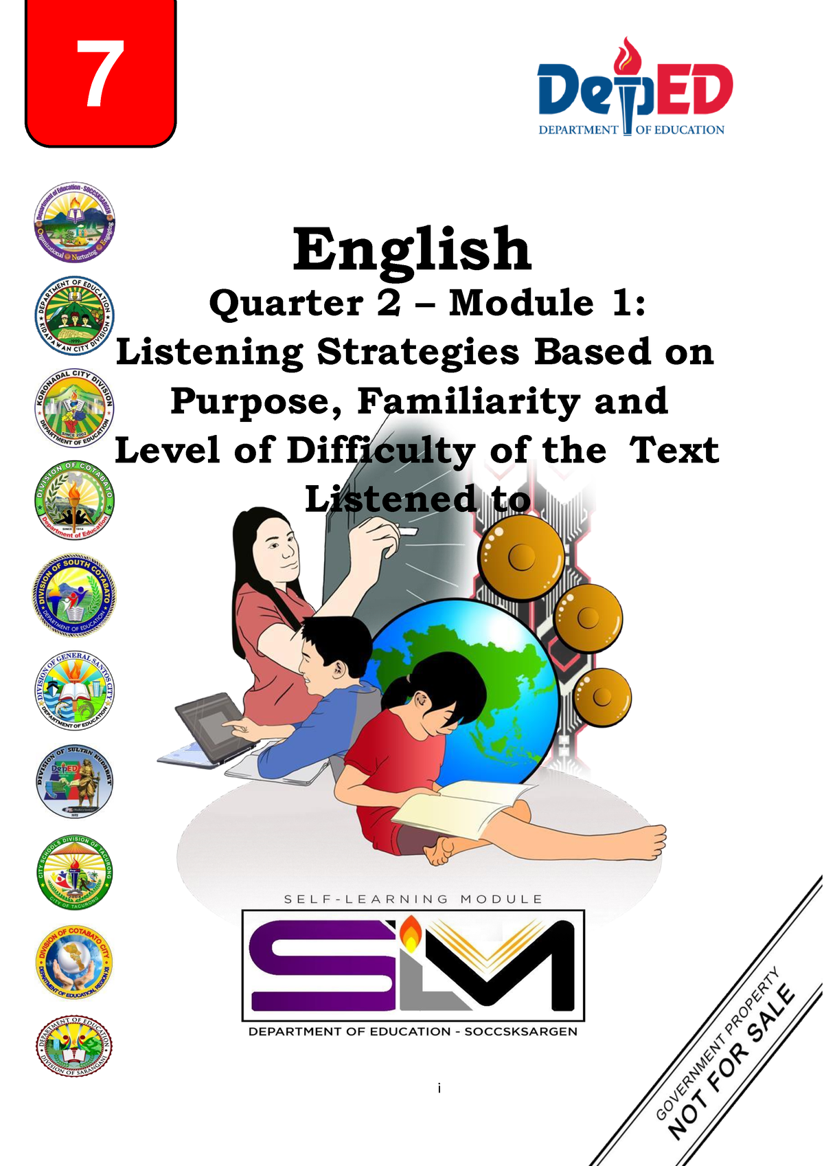 English 7 Q2 Mod1of7 Listening V2 - I English Quarter 2 – Module 1 ...