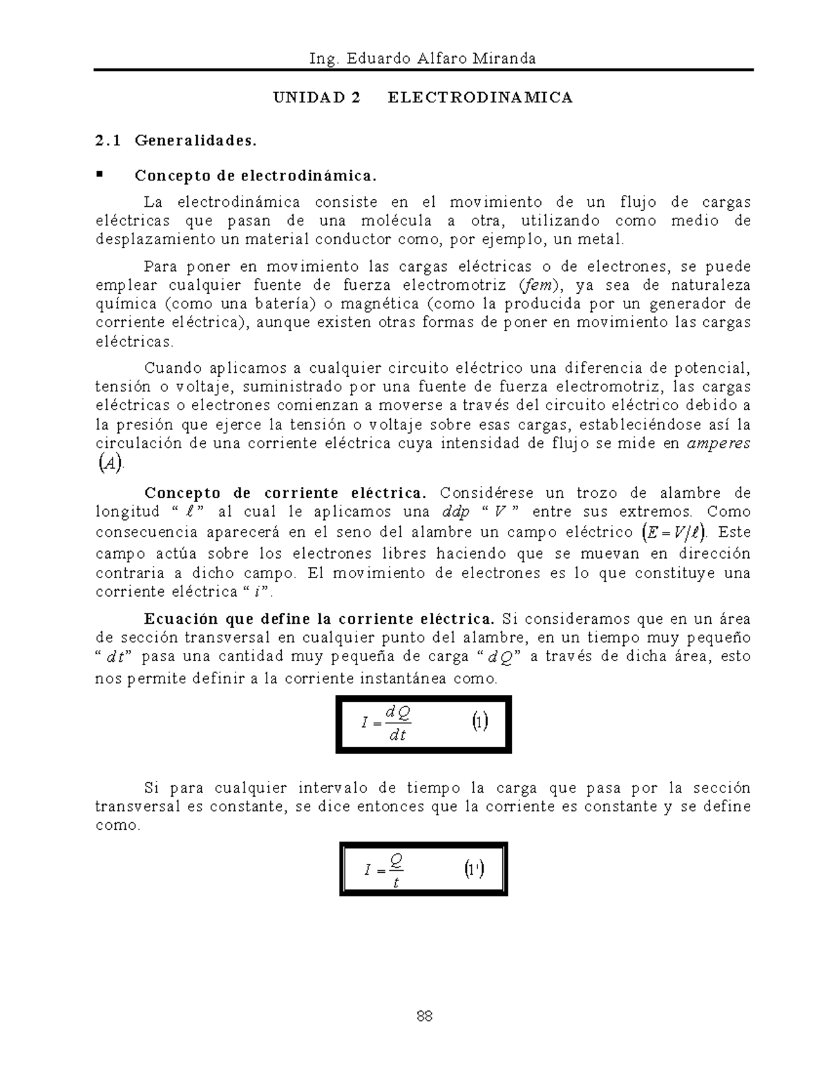 2 Electrodinámica - Libro De Electrodinámica, Con Conceptos Básicos ...