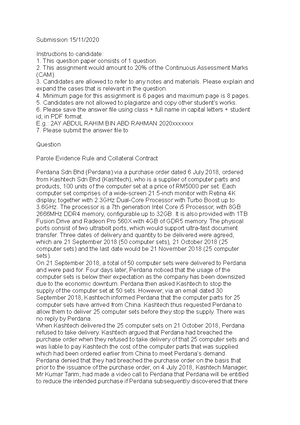 LAW499 MILS Tutorial 2 - Practice of islamic law - TUTORIAL QUESTIONS ...