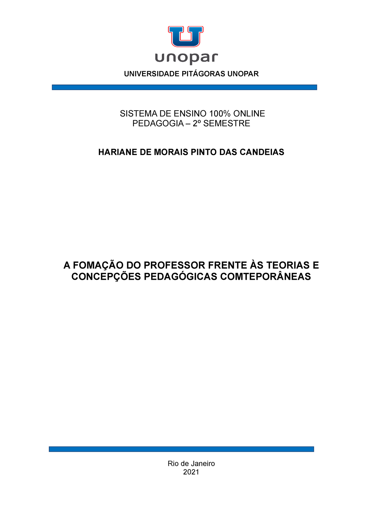 Trabalho Acadêmico - Unopar