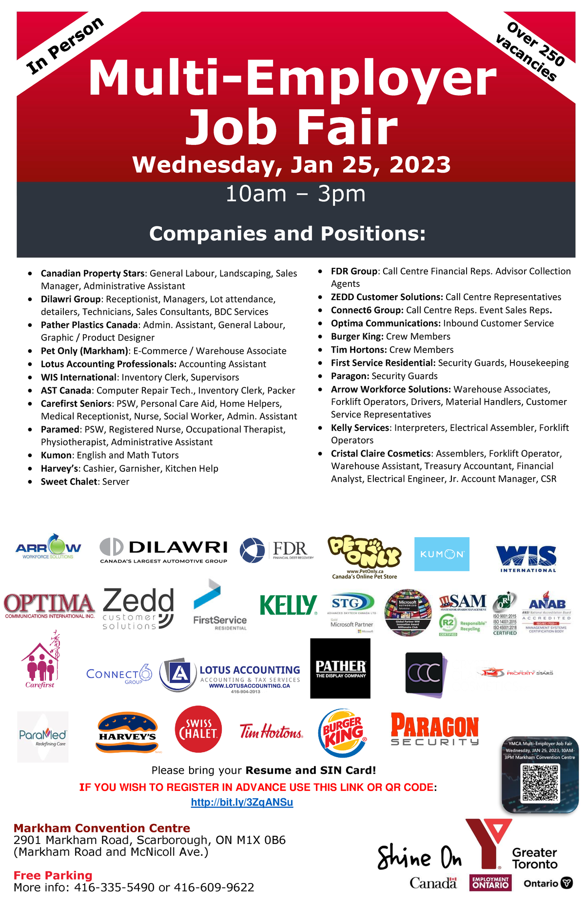 Job fair, Jan 25, 2023. final flyer - Multi-Employer Job Fair Wednesday ...