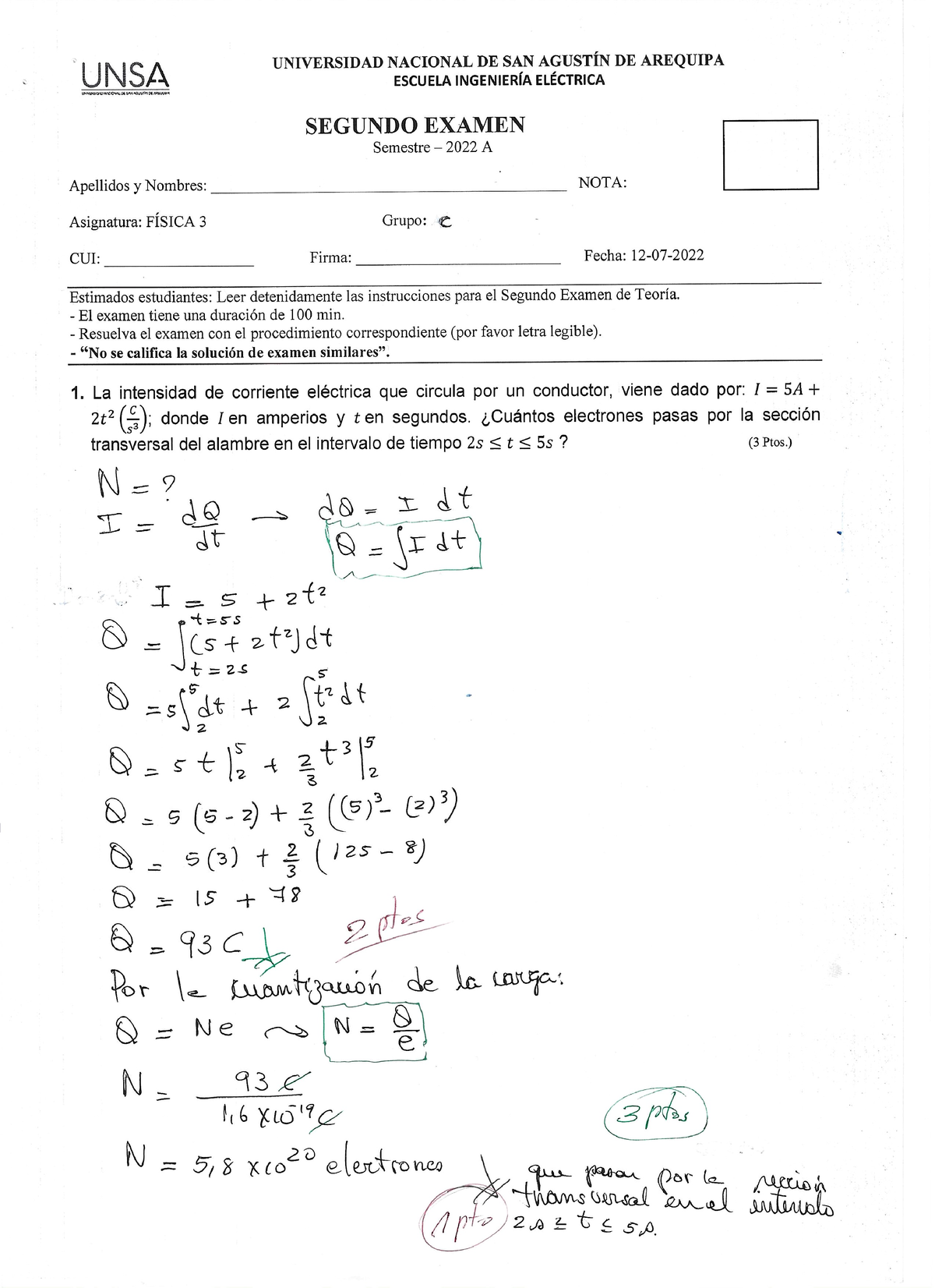 Segundo Parcial C - Salon C - Fisica 2 - Studocu